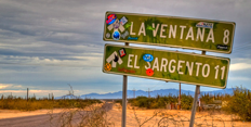 La Ventana/El Sargento sign